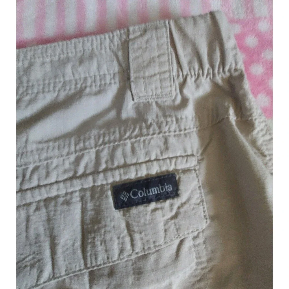 Columbia Sportwear Shorts Men 44,beige, Nylon, Polyester, Pockers,44 Inch Waist